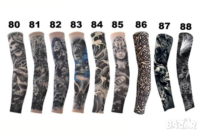 Промоция! Няколко вида татуирани ръкави!, снимка 3 - Други - 14852413