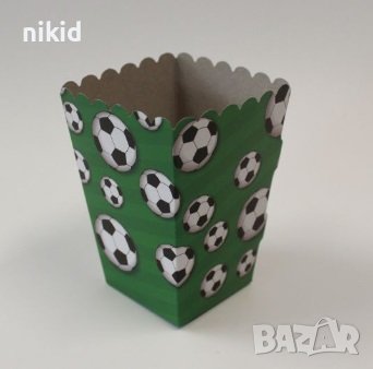 Футбол топка малка Парти кутия за дребни лакомства пуканки и др