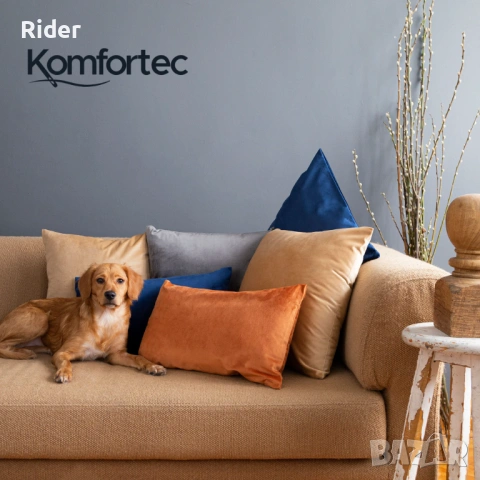 Комплект от 2 кадифени калъфки за възглавници Komfortec, 30 x 50 см., снимка 6 - Възглавници - 53096633