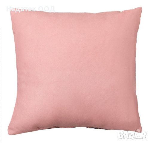 Декоративна възглавница, Glamorou, 30x30см, Розово/ златно, снимка 2 - Възглавници - 41017856