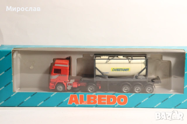 ALBEDO H0 1/87 VOLVO СИЛОЗ ЦИСТЕРНА КАМИОН МОДЕЛ КОЛИЧКА