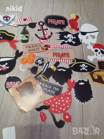 36 части Пропс за пиратско парти пирати фото снимки , снимка 4 - Други - 34307492