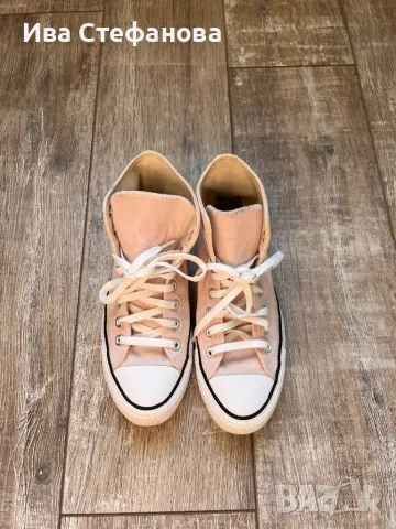 Нови светло розови маркови оригинални кецове кецки Converse номер 40, снимка 5 - Кецове - 47364747