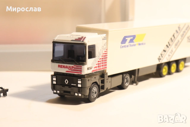 ALBEDO H0 1/87 RENAULT MAGNUM ВЛЕКАЧ КАМИОН МОДЕЛ КОЛИЧКА, снимка 4 - Колекции - 53669825