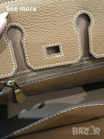 Hermès Birkin Bag чанта кожа, снимка 9 - Чанти - 56082871