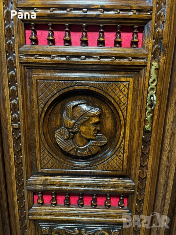 Масивен дъбов гардероб , снимка 7 - Гардероби - 52327907