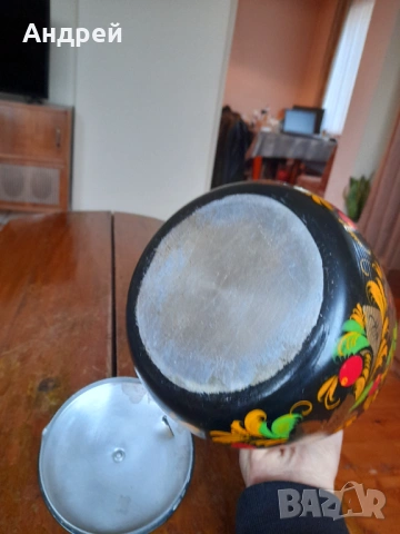 Стар алуминиев чайник #6, снимка 6 - Други ценни предмети - 53424755