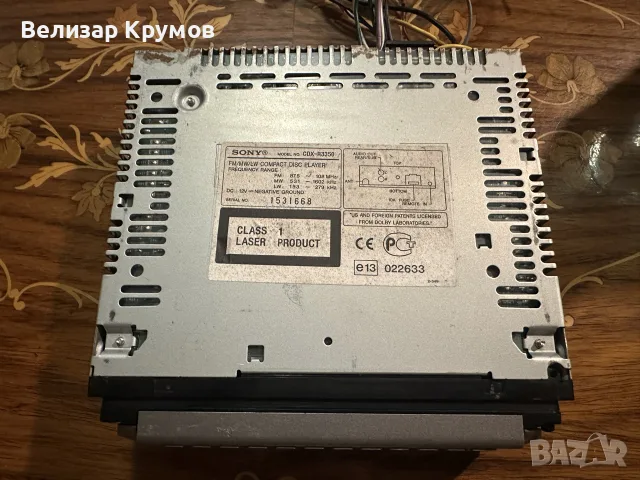 Sony CDX-R3350 MP3, снимка 6 - Радиокасетофони, транзистори - 56247068