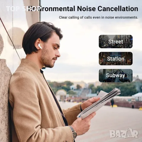 Нови Безжични слушалки Спортни с кутия за зареждане Earbuds за музика, снимка 7 - Bluetooth слушалки - 49450949