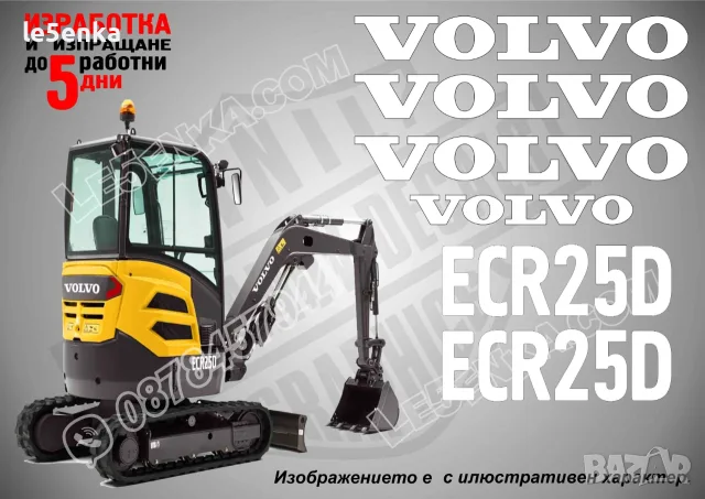 VOLVO строителна техника и механизация стикери, снимка 4 - Резервни части за машини - 39354870