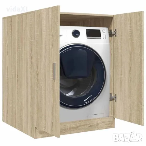vidaXL Шкаф за пералня сонома дъб 70,5x71,5x91,5 см（SKU: 849649）, снимка 2 - Шкафове - 56110098