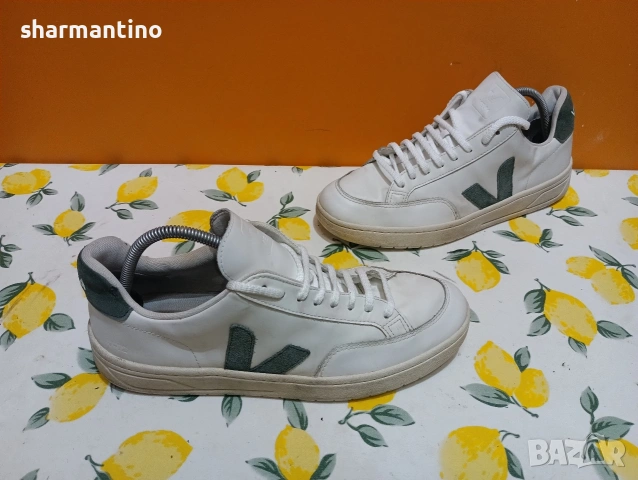 VEJA V12 кожени сникърси N 44, снимка 11 - Маратонки - 53205816