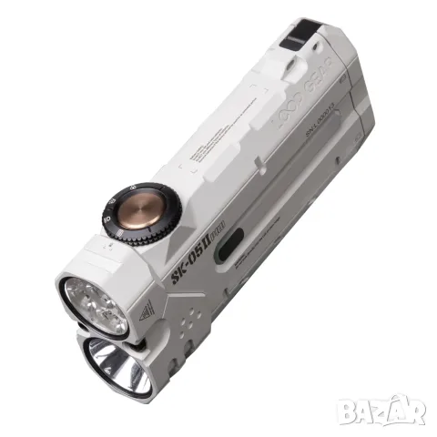LOOP GEAR SK-05 II Pro – мощен мултифункционален фенер, чисто нов, пълен комплект, снимка 2 - Екипировка - 55944124