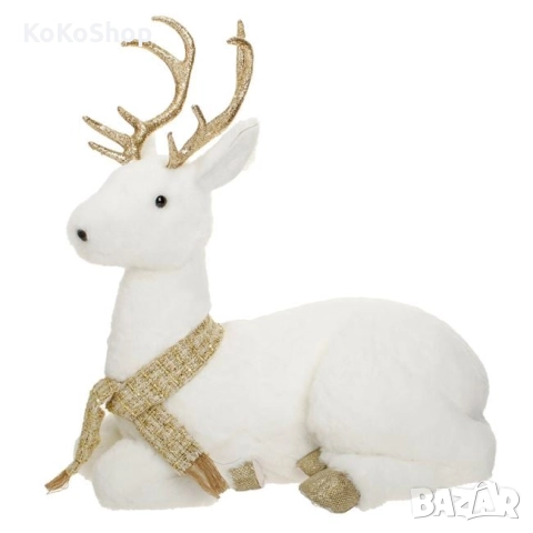 Коледен елен-45 см./Декоративен елен/, снимка 3 - Декорация за дома - 52321414