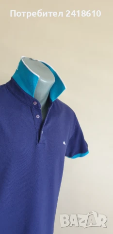 ETRO Milano Pique Cotton Italy  Mens Size S и  M  ОРИГИНАЛ! Мъжки Тениски - 2 Броя!, снимка 12 - Тениски - 50713059