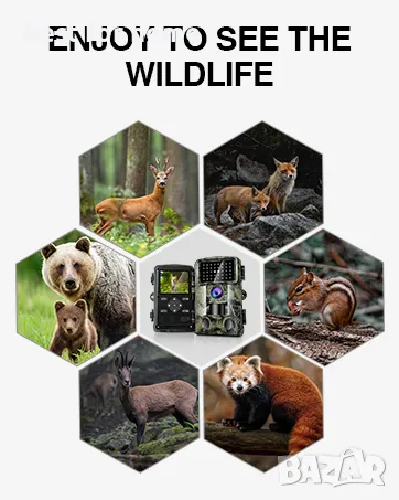 Ловна камера висок клас HAZA PR800 -58MP+ КАРТА SD 32 GB, снимка 7 - Оборудване и аксесоари за оръжия - 47443455