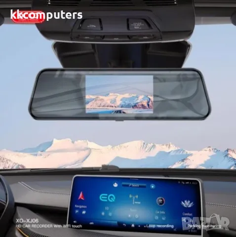 Авторегистратор за огледало XO XJ06, Dash Camera Intelligent WiFi, черен Баркод : 5960087, снимка 2 - Друга електроника - 49540930