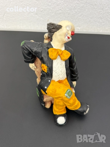 Колекционерска статуетка / фигура на клоун. №7736, снимка 6 - Антикварни и старинни предмети - 52803426