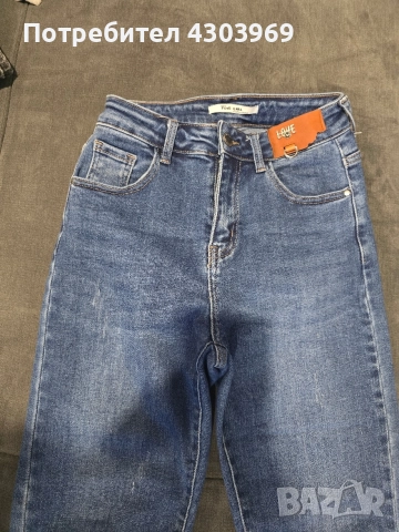 Сини дънки Mom fit 26, снимка 2 - Дънки - 56047886