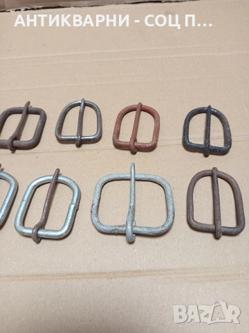 Стари Ръчно Изработени Тока Катарами За Колани 10бр. Номер 589., снимка 3 - Антикварни и старинни предмети - 53206023