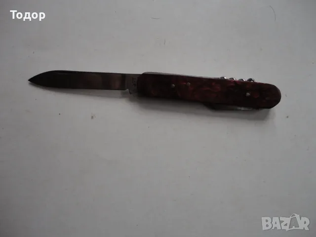 Страхотен нож от соца Сърп и Чук  ВТ, снимка 3 - Ножове - 56235578