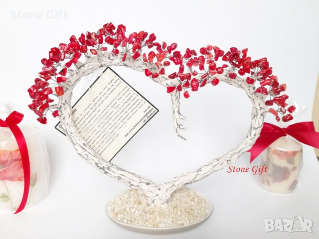 Дръвче Червен Корал, Подарък Коледа, Подарък Нова Година, Идея рожде ден, Подарък Годишнина