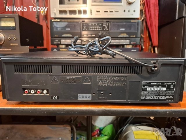 Продава се триглав дек Denon DRM-740. , снимка 6 - Декове - 52683135