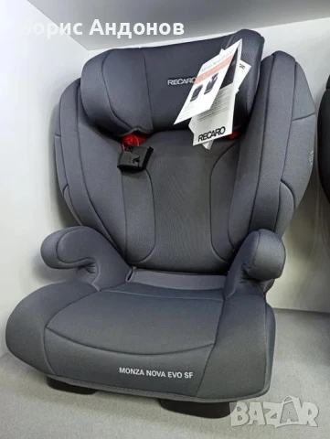 Детско столче RECARO Monza Nova EVO SEATFIX - Simply Gray