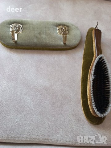 Старинна закачалка с четка , снимка 2 - Други стоки за дома - 41853039