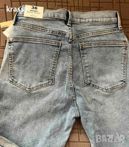 НОВИ еластични дамски дънки Mango (размер 36), снимка 3 - Други - 51191278