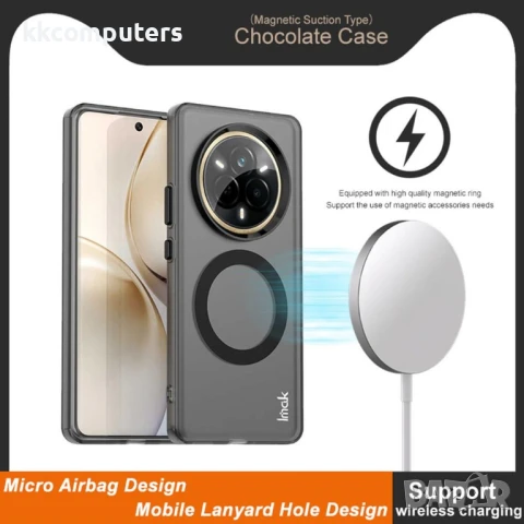 Realme 14 Pro 5G IMAK Силиконов Калъф TPU +PC/ MagSafe и Протектор, снимка 3 - Калъфи, кейсове - 50745548