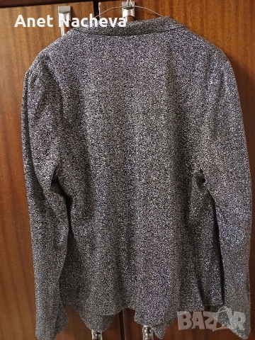 Сако дамско Официално-черно сребристо, снимка 4 - Сака - 51947317