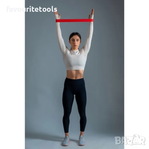 Фитнес ластици Trizand - 5 броя, снимка 13 - Други спортове - 51246568