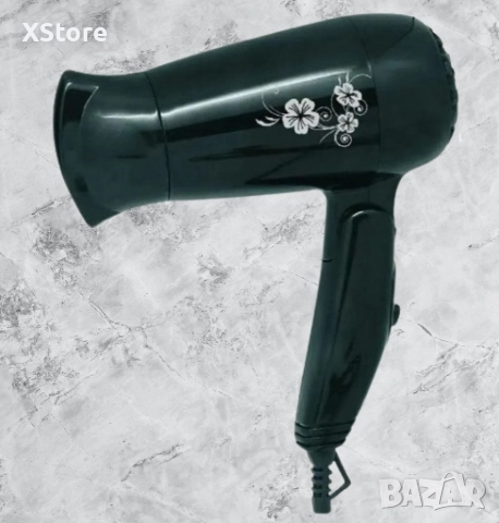 Сешоар Rosberg, 1200W, Черен/Бял, Сгъваема дръжка, снимка 5 - Сешоари - 52593514