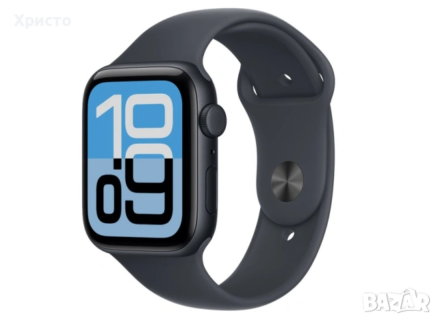 НОВ!!! Смарт часовник Apple Watch SE 3 GPS + Cellular 44mm Midnight Aluminium Case 