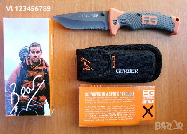 Gerber Bear Grylls - сгъваем нож  -2 модела, снимка 2 - Ножове - 53748183