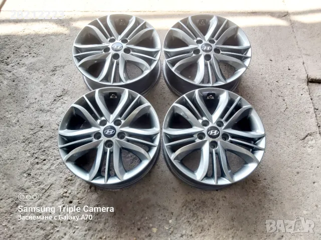 4 броя алуминиеви джанти за Hyundai IX35,Hyundai I30 17, снимка 3 - Гуми и джанти - 50045381