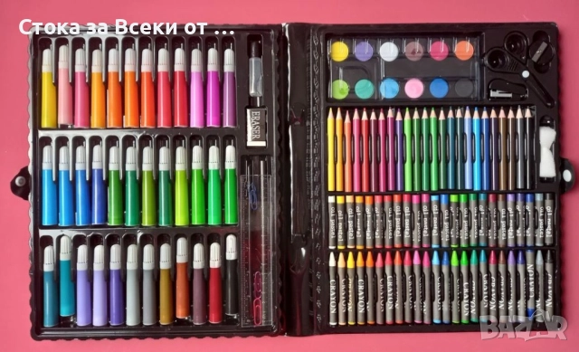 Комплект за рисуване от 150 части, снимка 6 - Ученически пособия, канцеларски материали - 52951935
