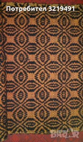 Нова двулицева ръчно тъкана родопска пътека 7 метра - 100% вълна, снимка 3 - Пътеки - 34647101