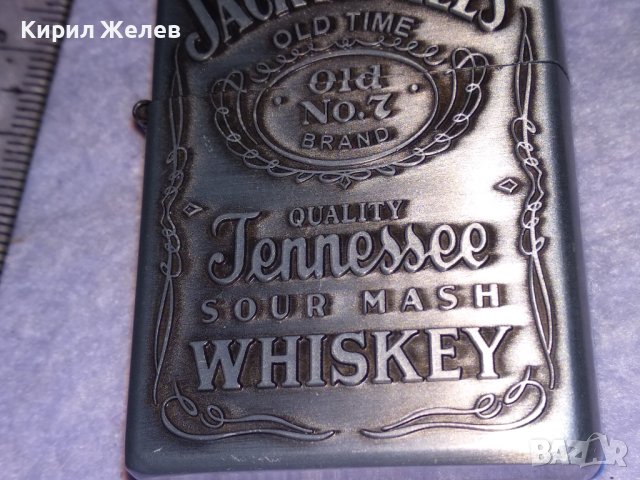 JACK DANIELS МАРКОВА КРАСИВА БЕНЗИНОВА ЗАПАЛКА ДЖАК ДАНИЕЛС 38617, снимка 8 - Запалки - 41647917