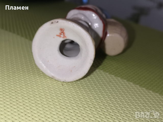 Fasold & Stauch Стара немска порцеланова фигура - момиче с кошница, снимка 9 - Колекции - 44589688