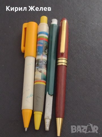 Стари химикалки 4 броя много красив дизайн за КОЛЕКЦИЯ ДЕКОРАЦИЯ БИТОВ КЪТ АРТ ПАНО 38393