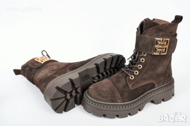 ЗИМА '25'26! Велурени дамски боти - Два цвята, снимка 5 - Дамски боти - 52289931