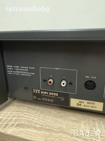 🔈Колекционерски топ модел триглав дек ITT HiFi 8025 - профилактиран🔈, снимка 9 - Декове - 56019486