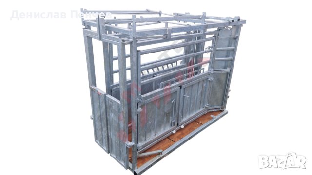 Ветеринарен станок с врата за автоматично заключване, снимка 4 - Крави - 42166363