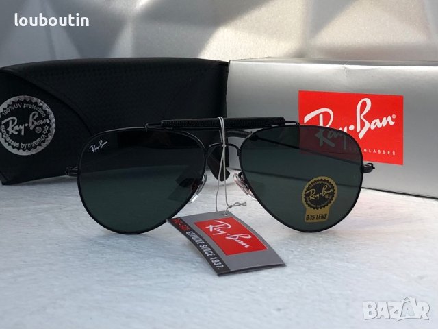 Ray-Ban RB3422 RB3025 limited edition слънчеви очила Рей-Бан авиатор с кожа, снимка 5 - Слънчеви и диоптрични очила - 41730666