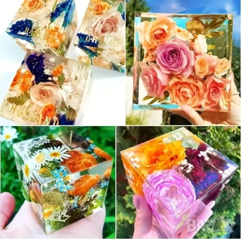 Молдове комплект 5 броя кубчета различни размери , снимка 2 - Форми - 50579020