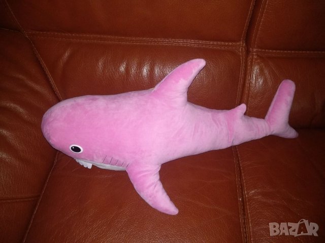 Плюшена акула,около 60 см., снимка 4 - Плюшени играчки - 44099018
