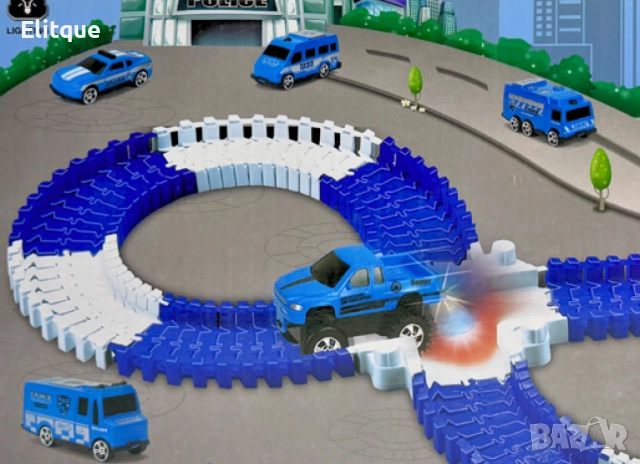Полицейска писта 107 елемента – Забавление без край за малките герои, снимка 6 - Други - 52787188