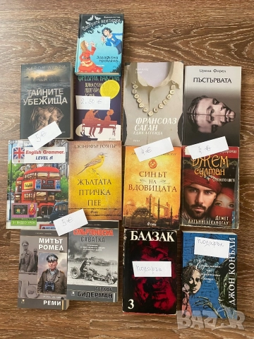 Книги разнообразни заглавия